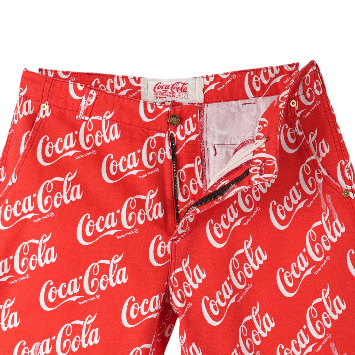 UNISEX PRINTED CANVAS SHORTS WOVEN / COCA COLA