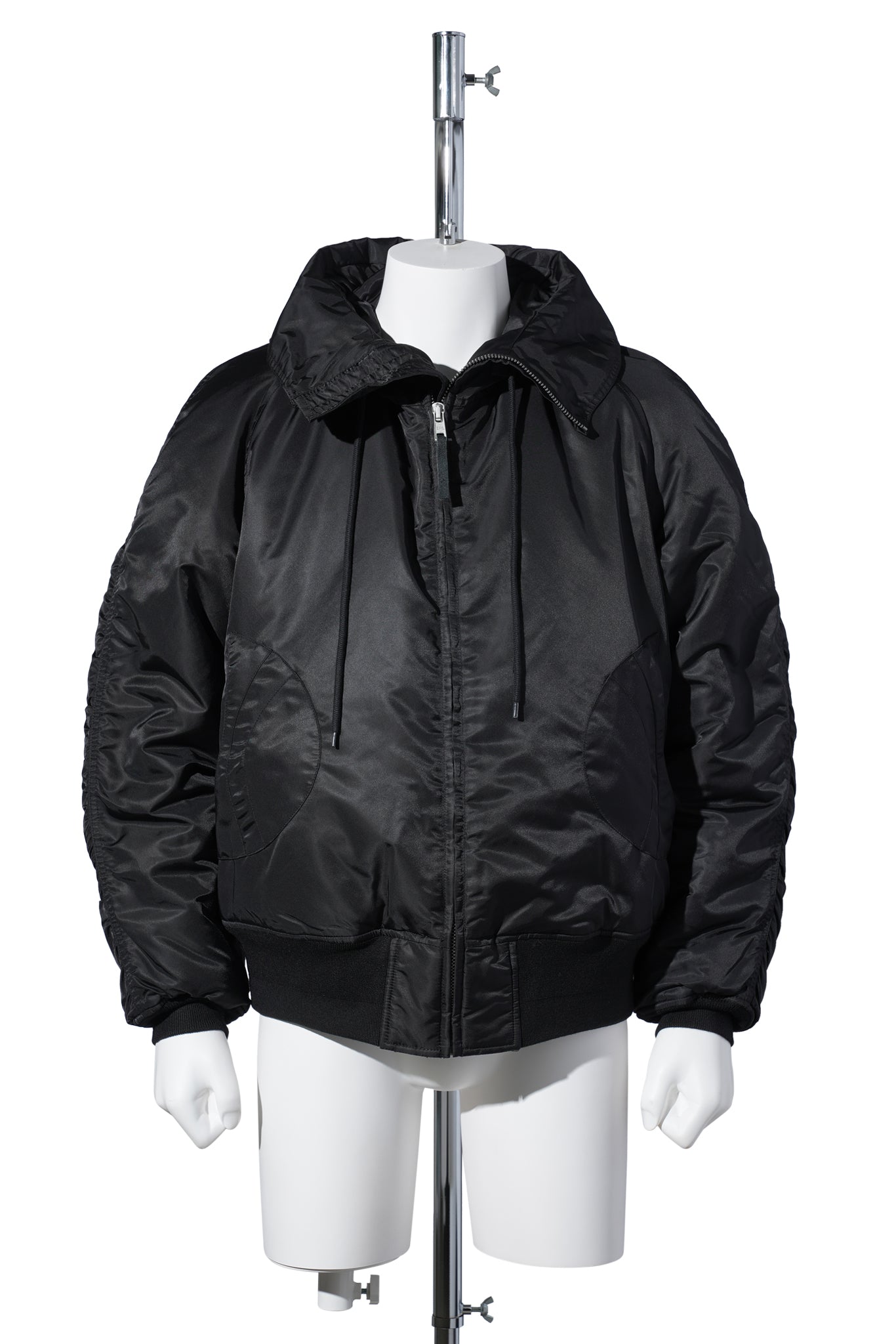 UNISEX FLIGHT BOMBER JACKET WOVEN / BLACK