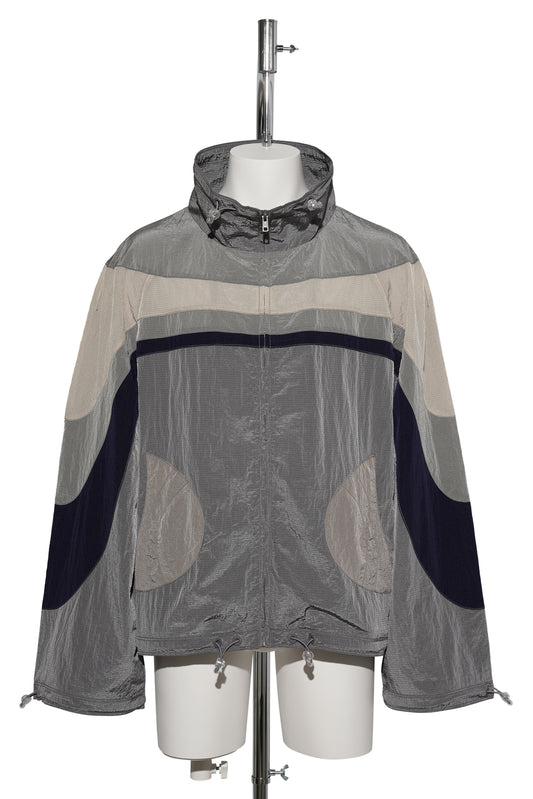 UNISEX NYLON RAVE JACKET WOVEN / GREY