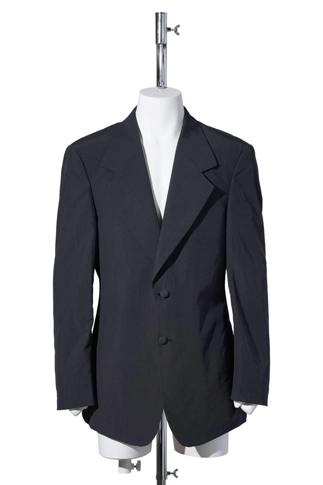 UNISEX NYLON SUIT JACKET WOVEN / CHARCOAL