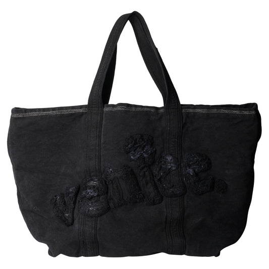UNISEX VENICE TOTE BAG WOVEN / BLACK