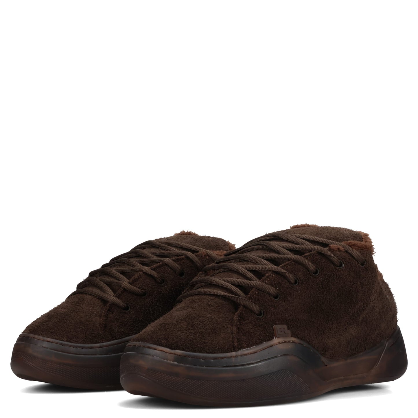 UNISEX SUEDE VAMP SNEAKERS / MUD