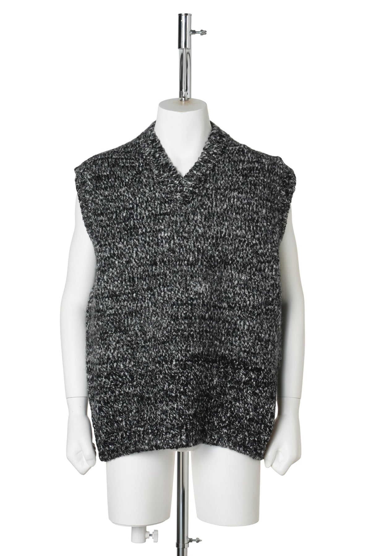 UNISEX MELANGE VEST / BLACK