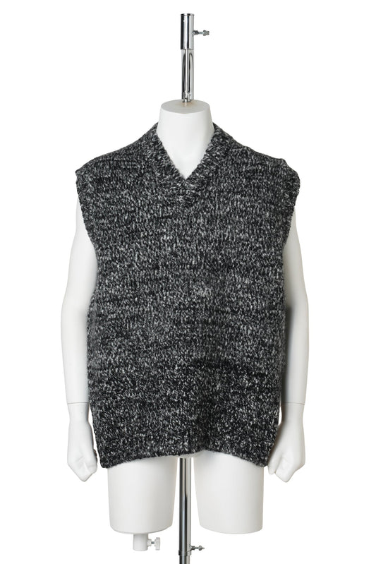 UNISEX MELANGE VEST / BLACK