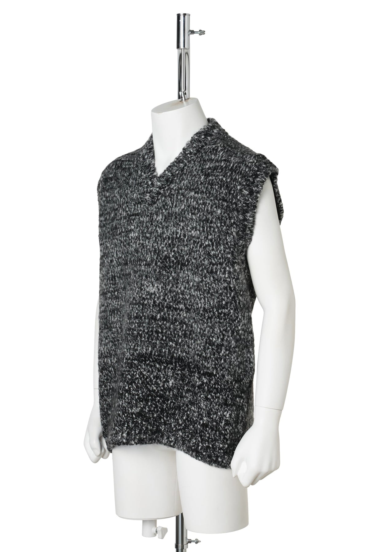 UNISEX MELANGE VEST / BLACK