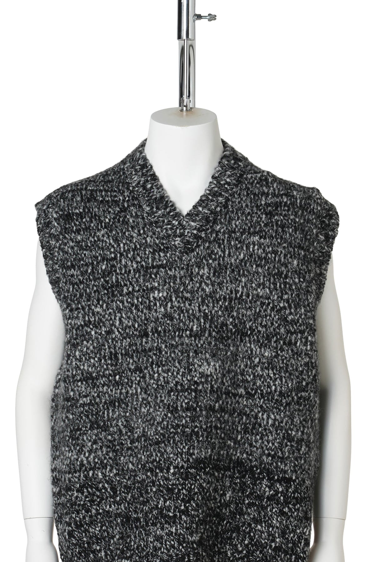 UNISEX MELANGE VEST / BLACK