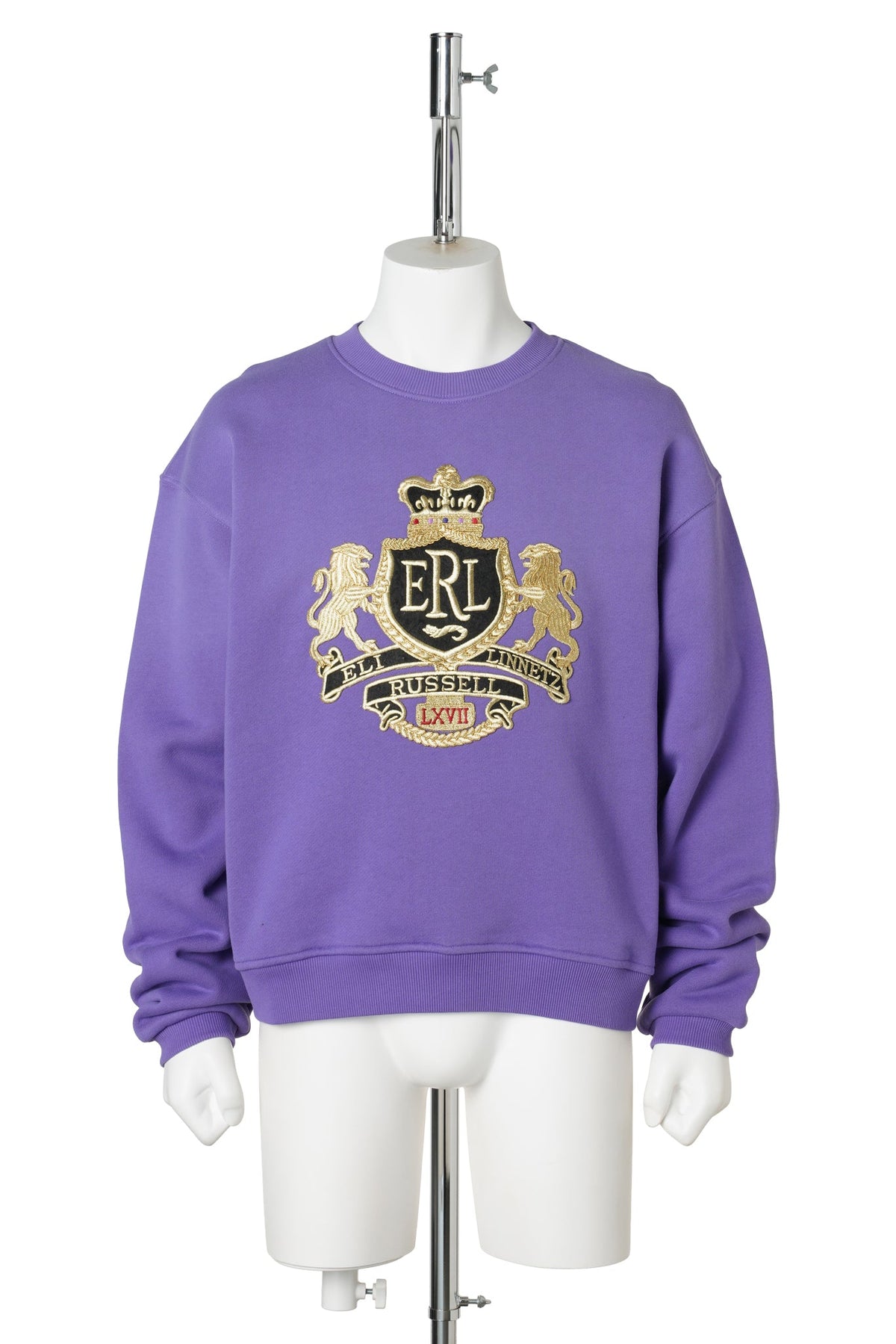 UNISEX CREST CREWNECK / PURPLE