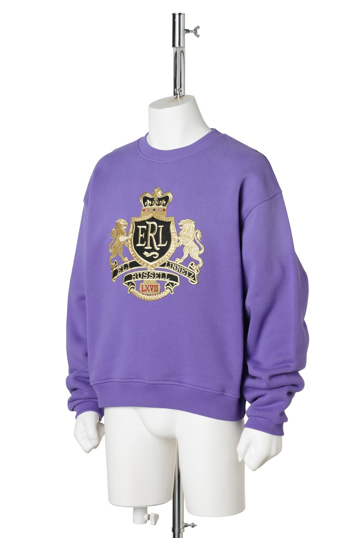 UNISEX CREST CREWNECK / PURPLE