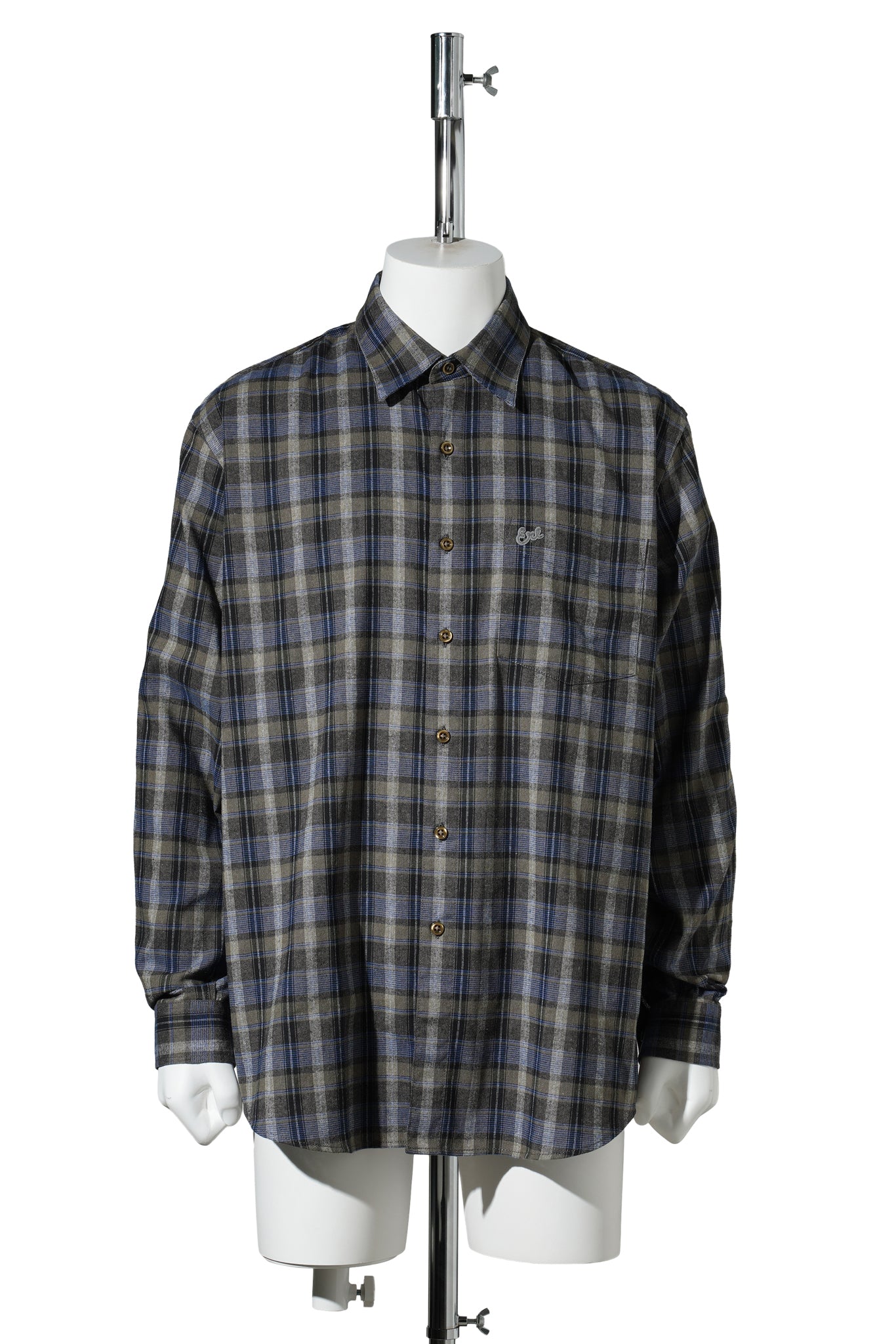 UNISEX GREY CHECK SHIRT WOVEN / GREY CHECK