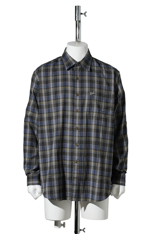UNISEX GREY CHECK SHIRT WOVEN / GREY CHECK