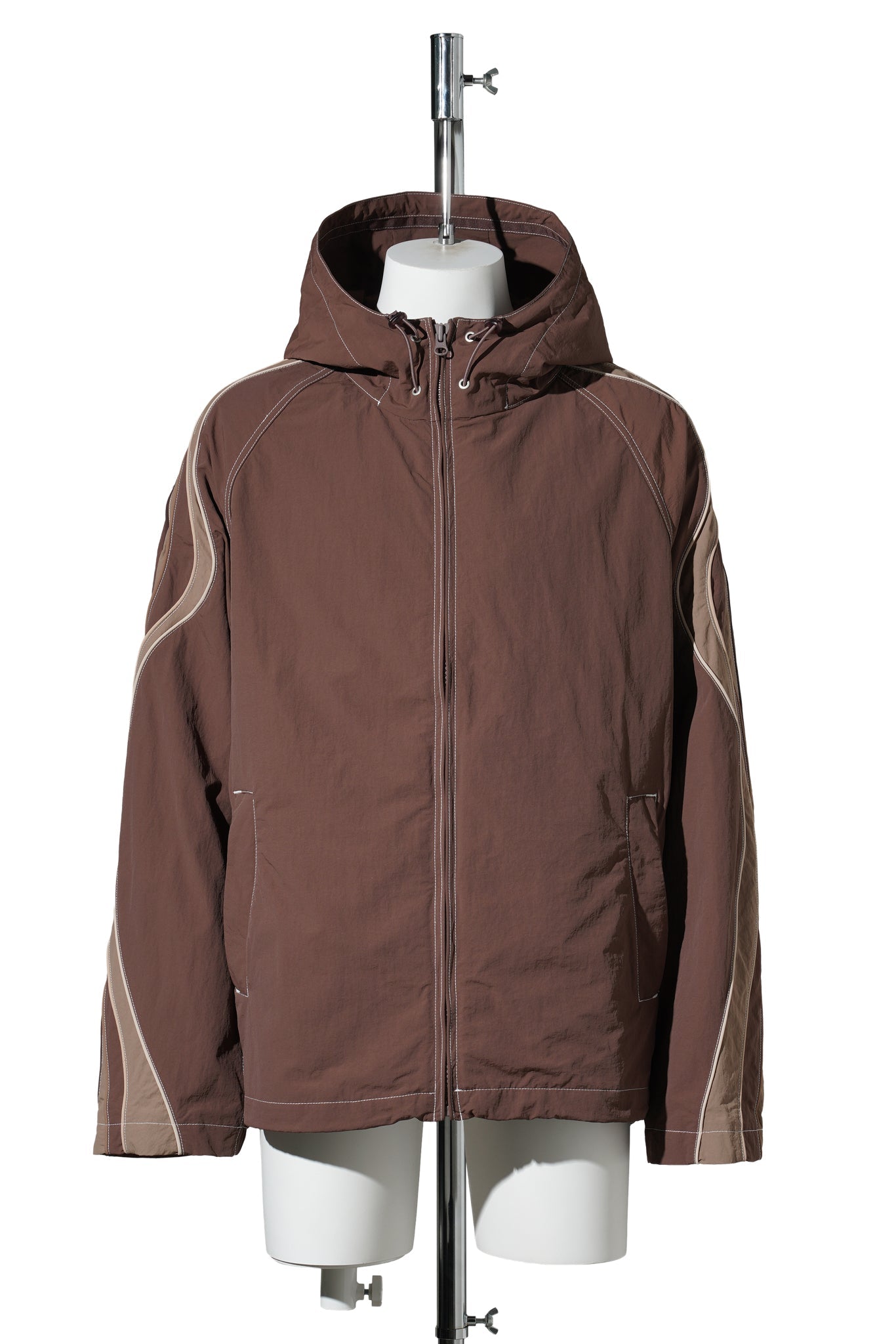 UNISEX UFO TRACK JACKET WOVEN / BROWN