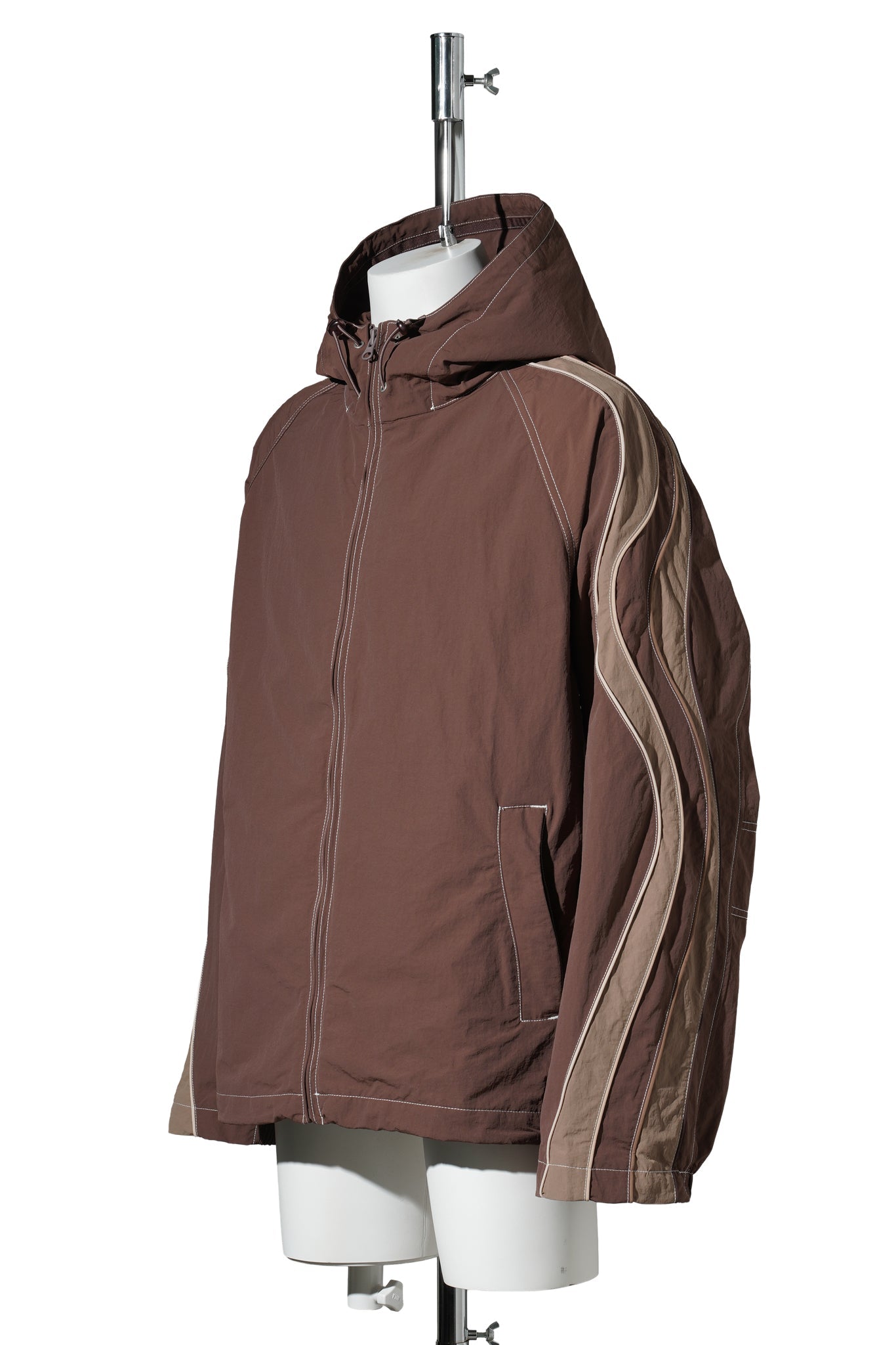 UNISEX UFO TRACK JACKET WOVEN / BROWN