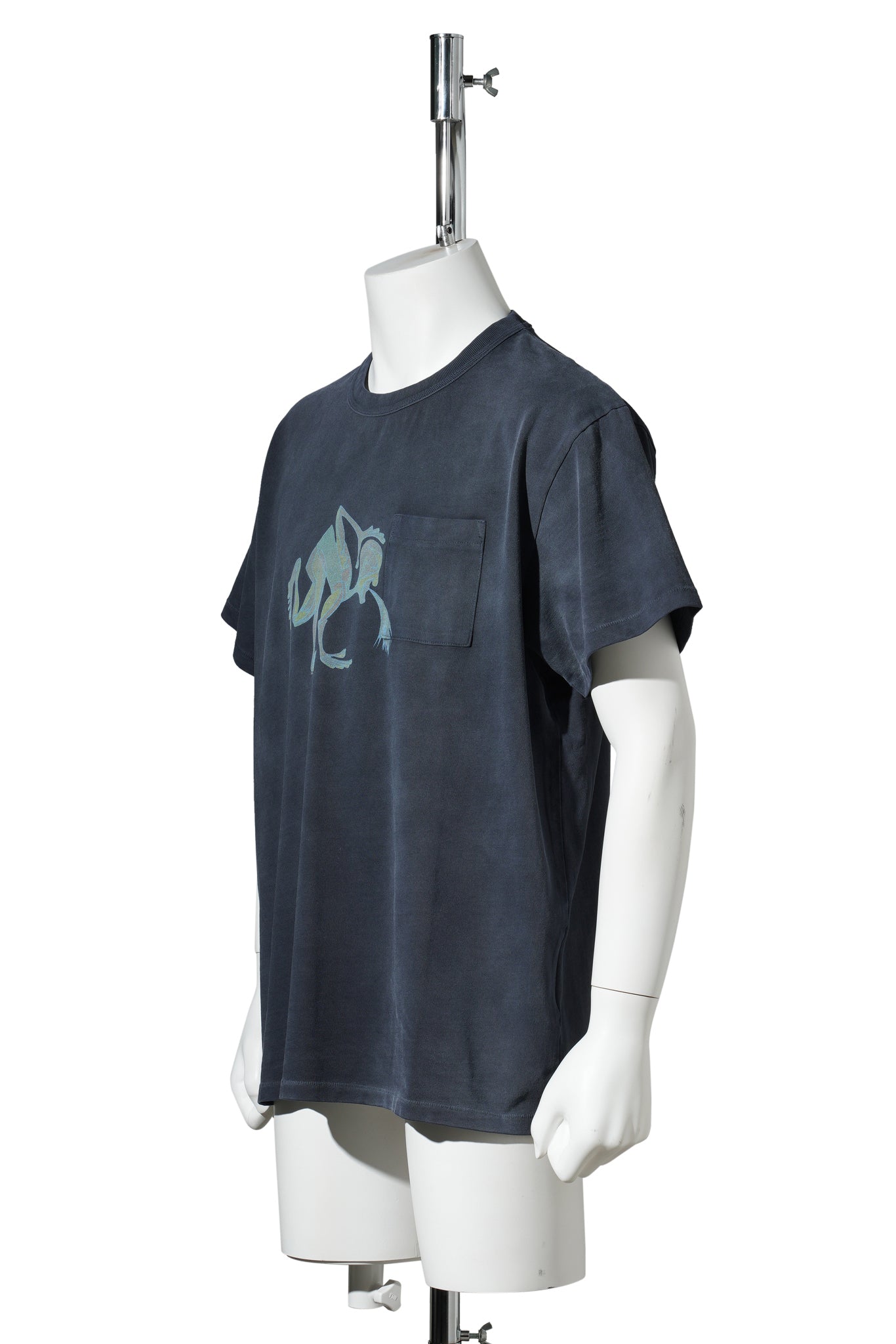 UNISEX PUKE T-SHIRT KNIT / BLUE