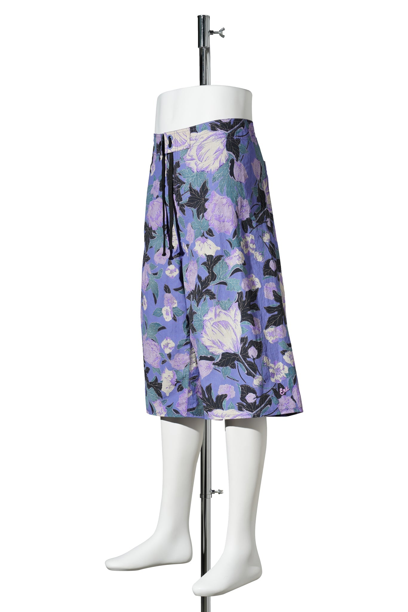 UNISEX PRINTED SWIM SHORTS WOVEN / PURPLE