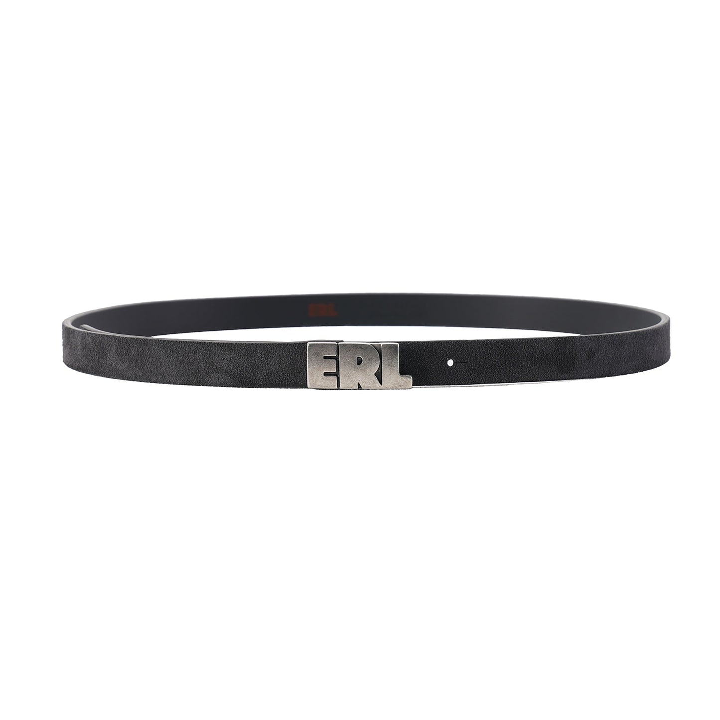 UNISEX ERL SUEDE SKINNY BELT LEATHER / PEPE