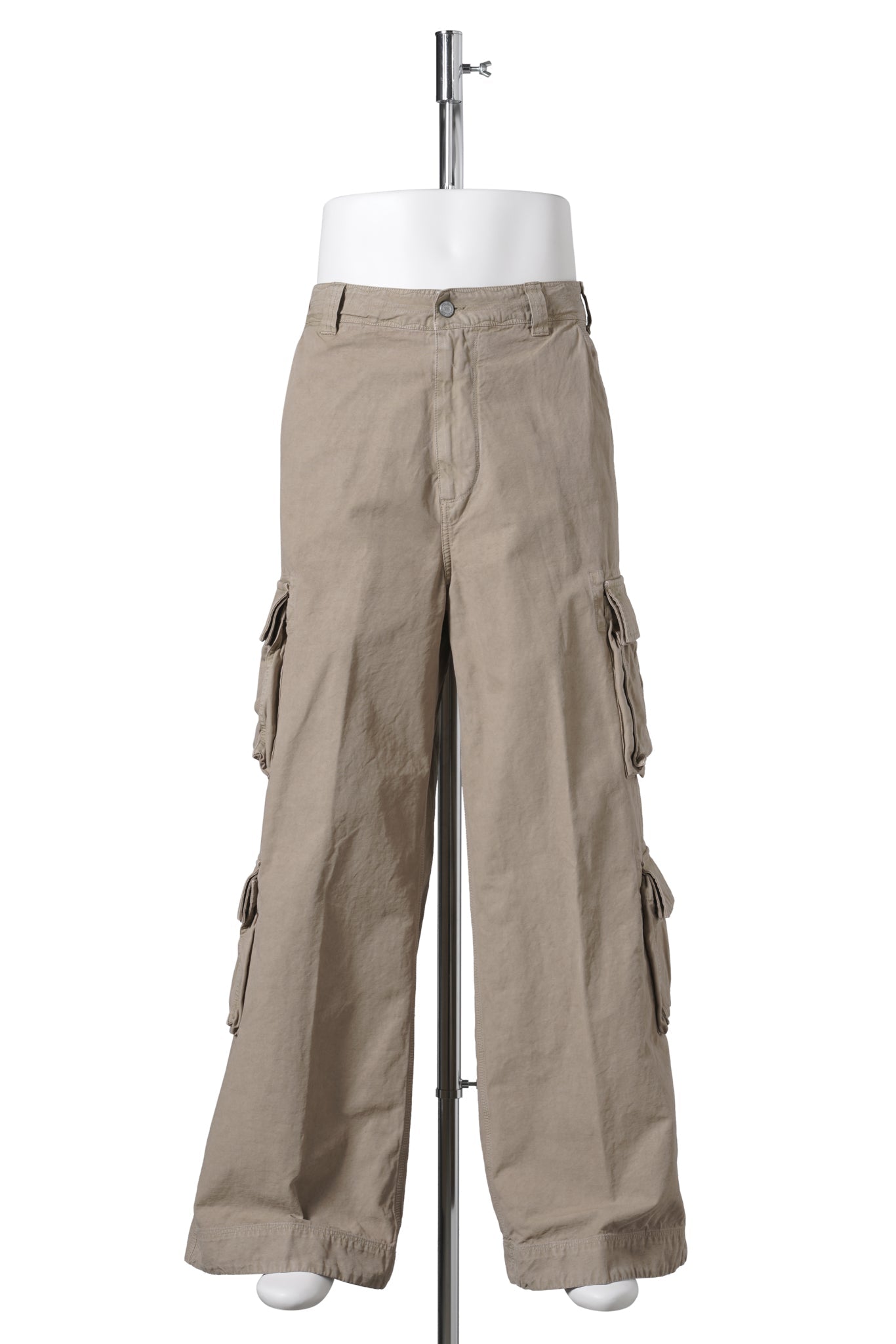 UNISEX CARGO PANTS WOVEN / BEIGE