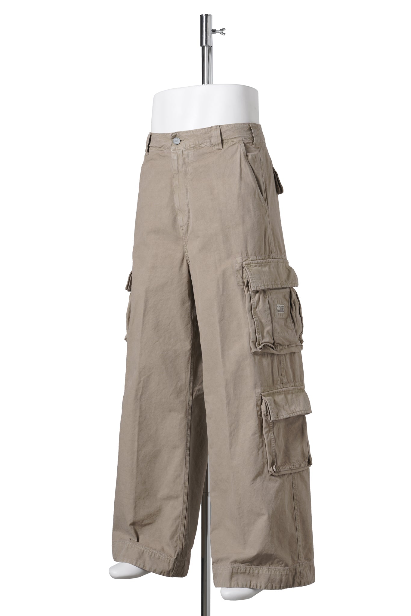 UNISEX CARGO PANTS WOVEN / BEIGE