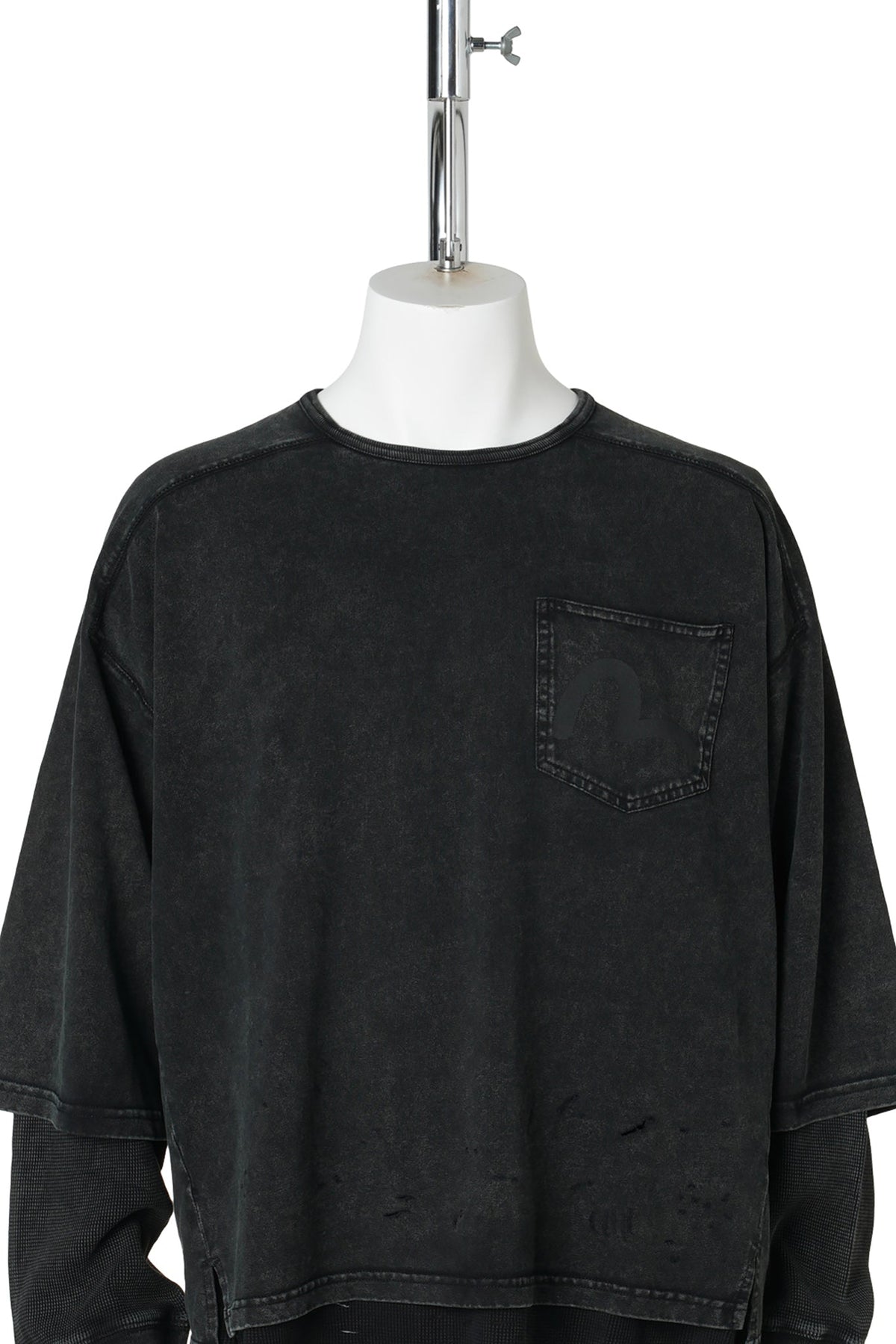 L/S T-SHIRT / BLKX
