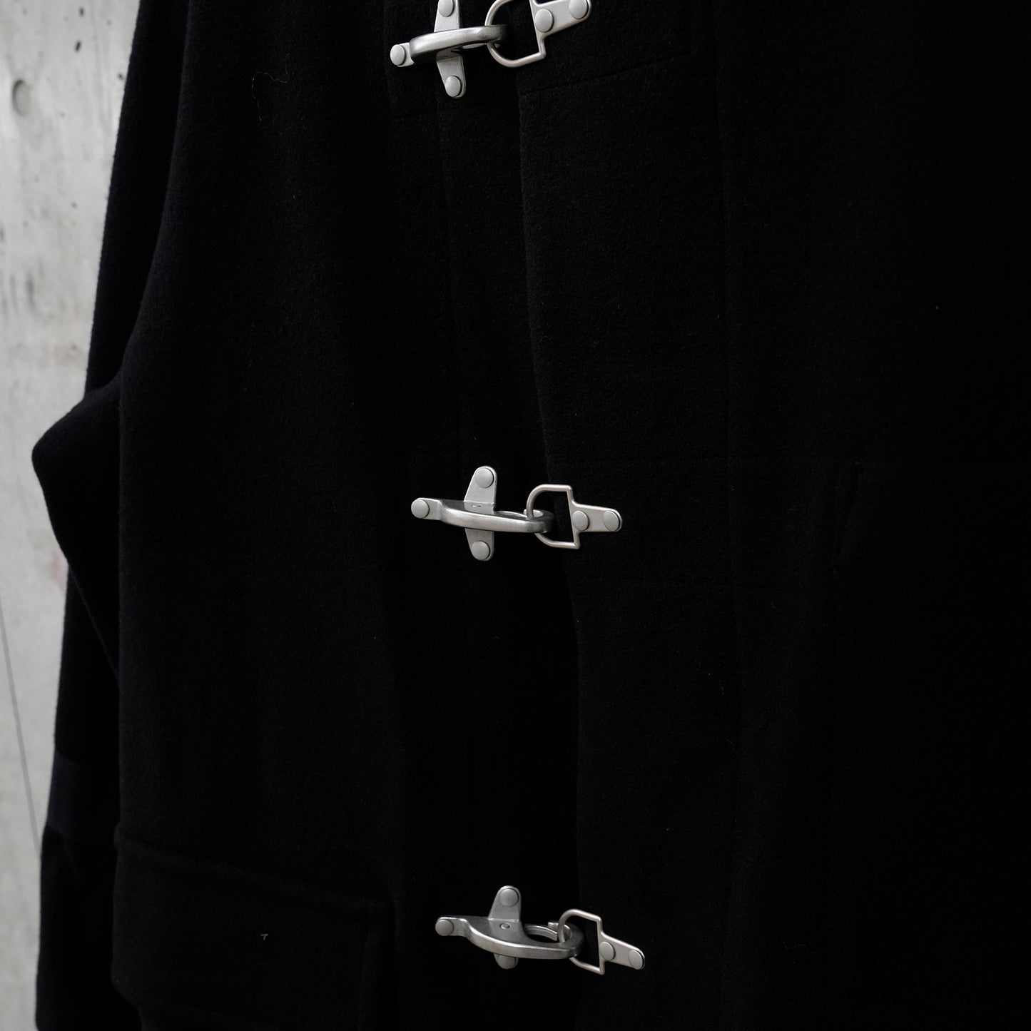 HEAVY WOOL COAT / BLACK