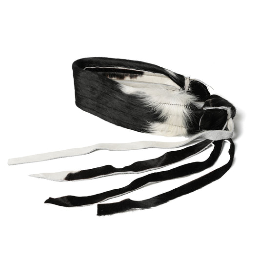 NGUNI BELT / BLACK WHITE