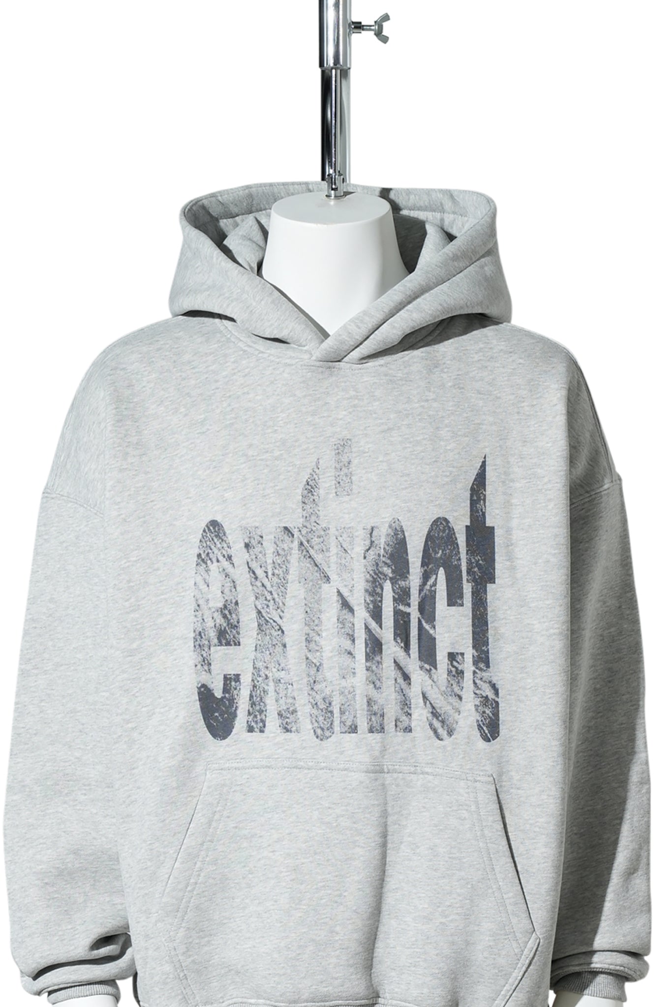 “INSIDE” HOODIE / GREY