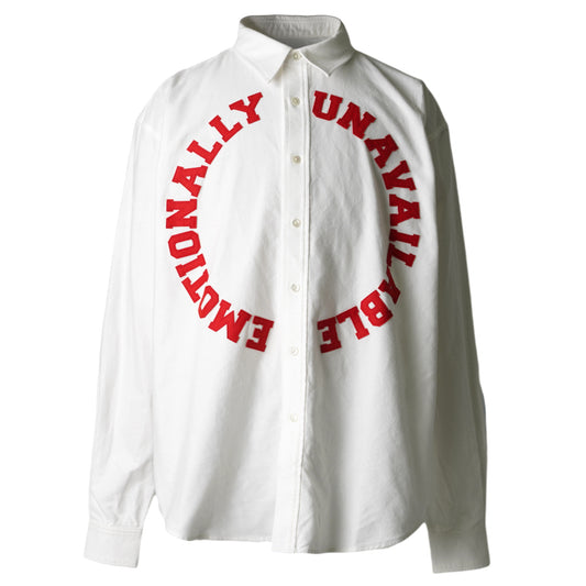 EU LOGO CIRCLE SHIRT / WHITE