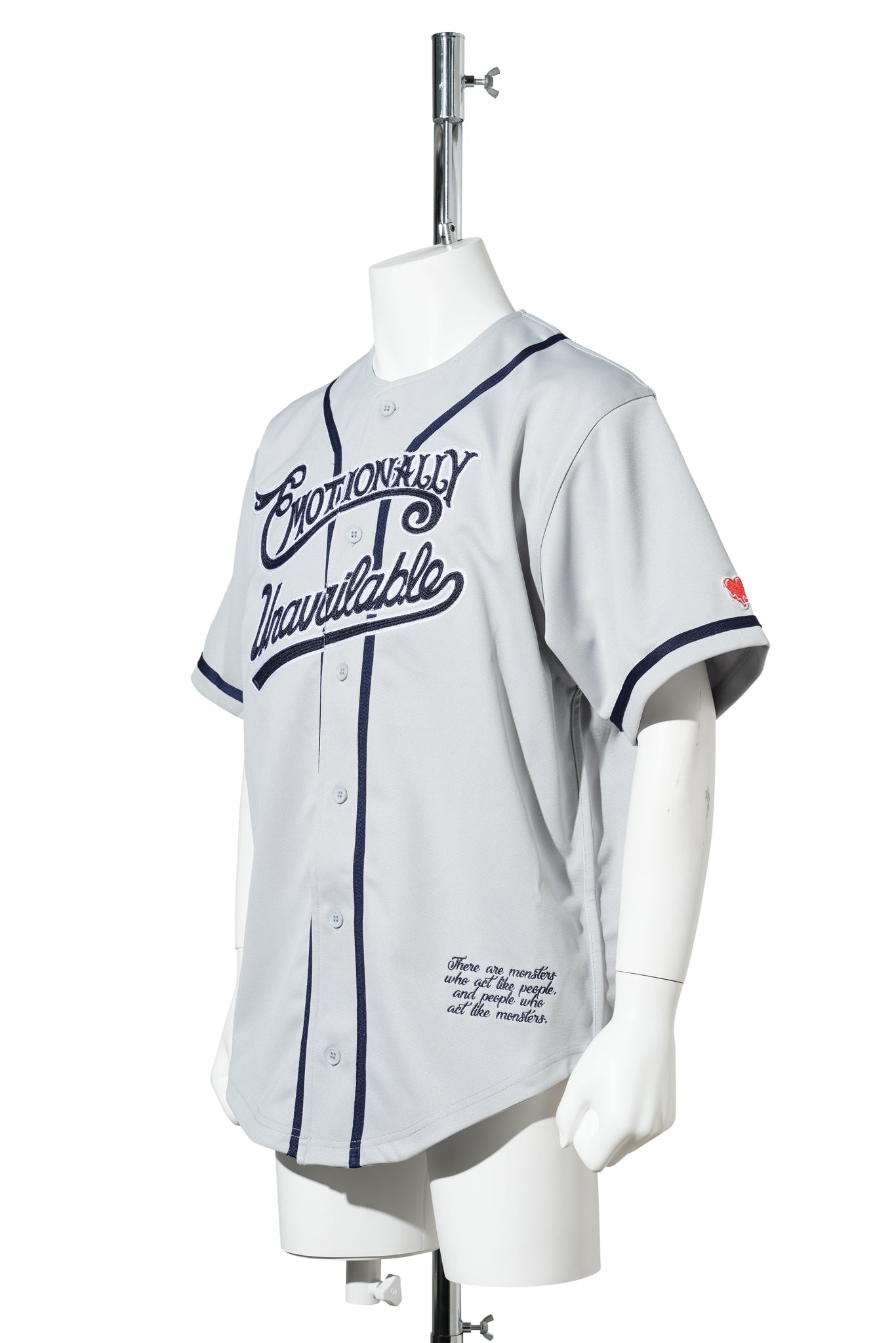 EU BASEBALL JERSEY / GREY