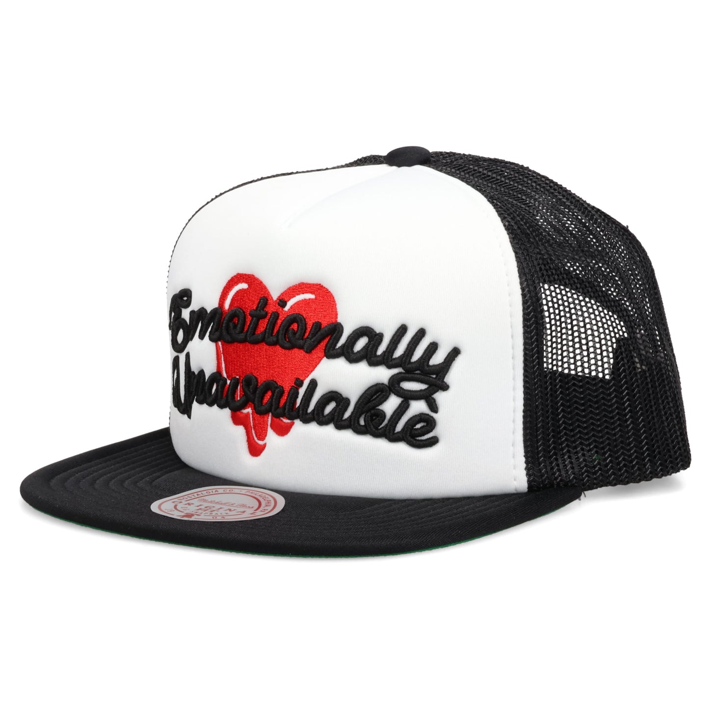EU SCRIPT LOGO TRUCKER / WHITE/BLACK