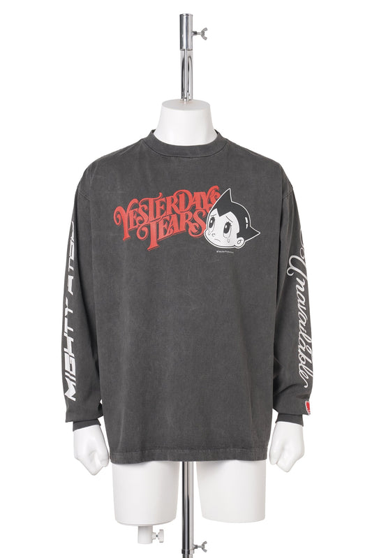 EU AB FACE LS TEE / BLACK