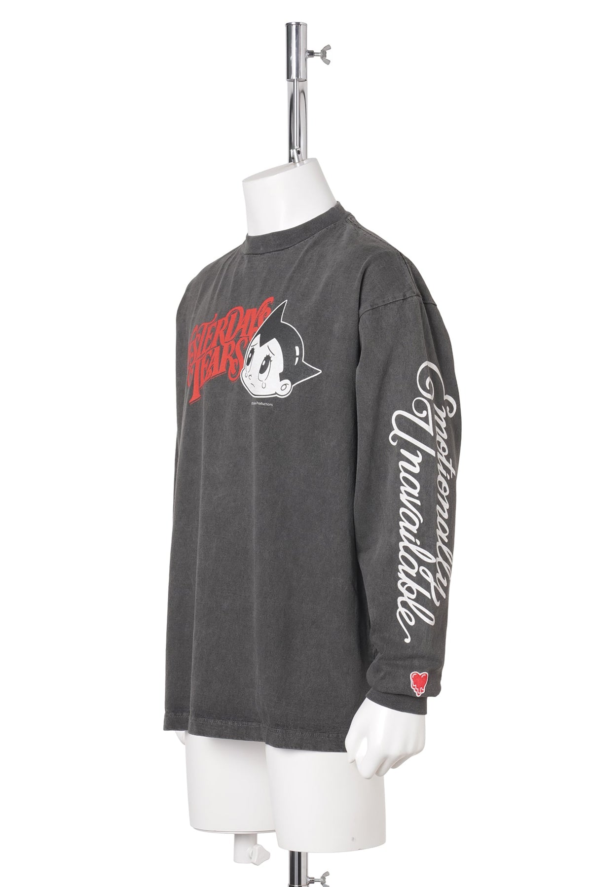 EU AB FACE LS TEE / BLACK