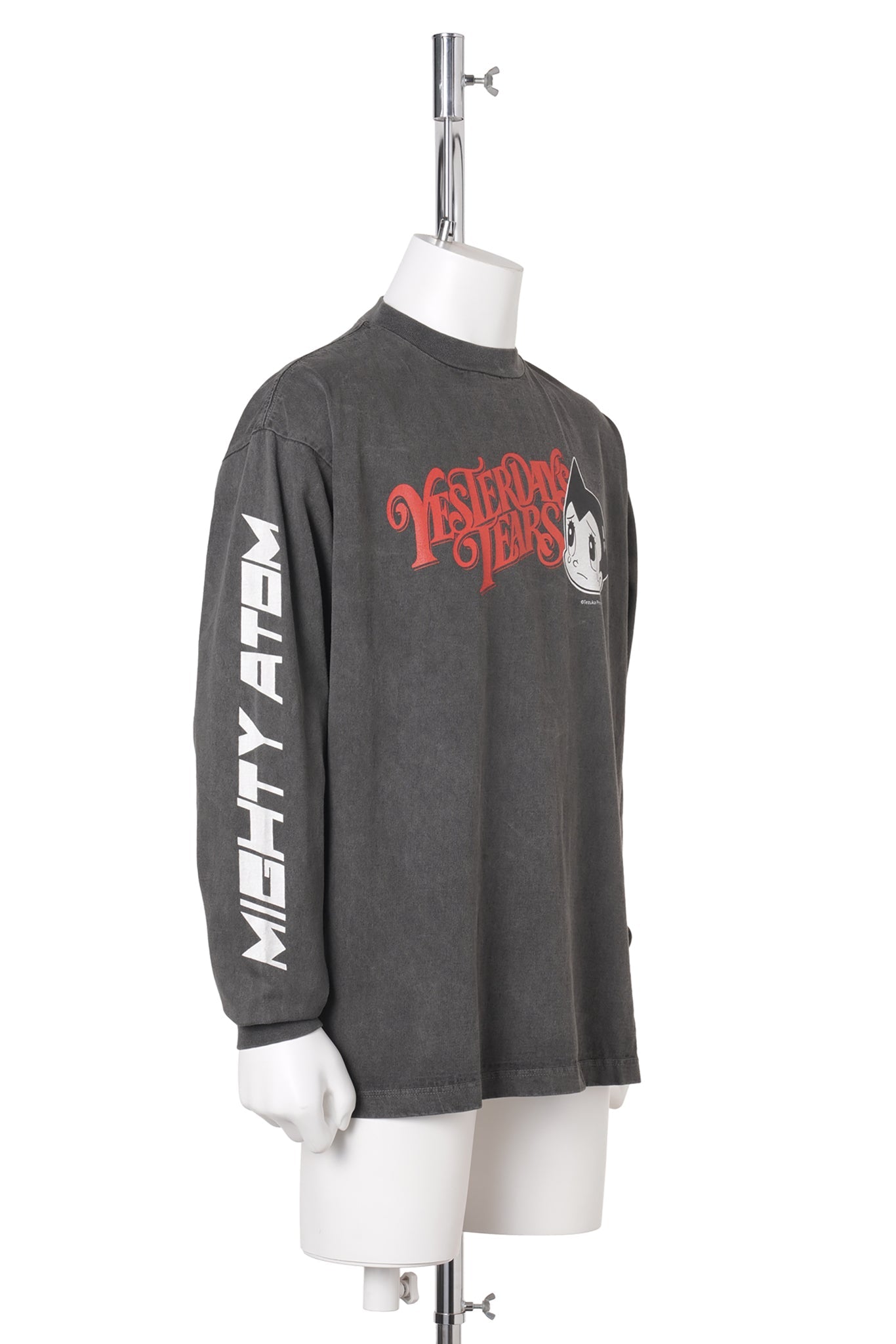 EU AB FACE LS TEE / BLACK