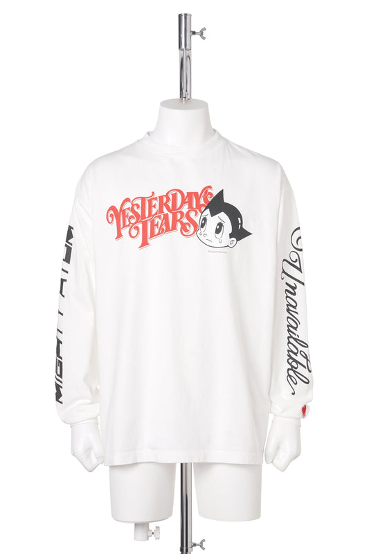 EU AB FACE LS TEE / WHITE