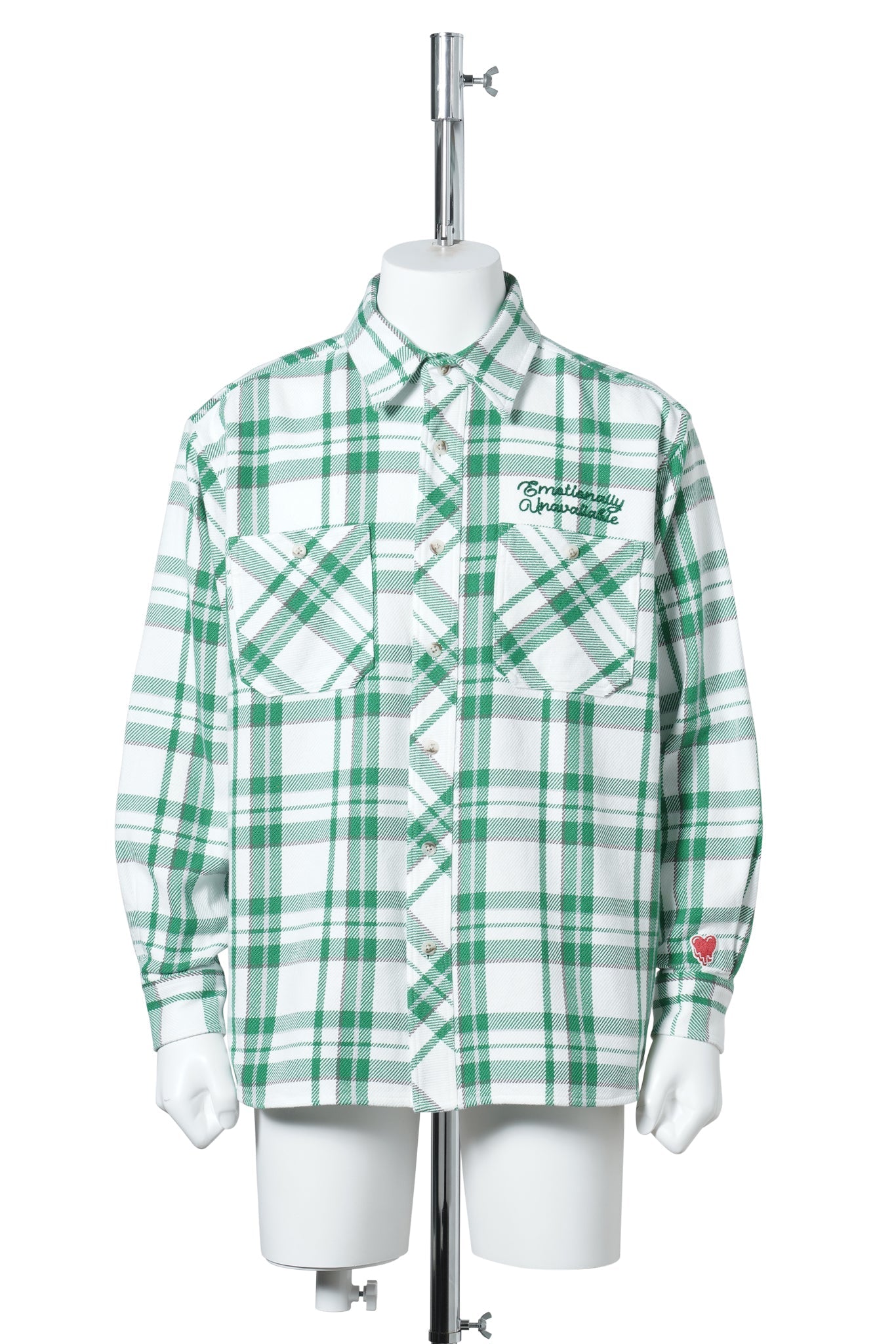 EU FLANNEL SHIRT / GREEN