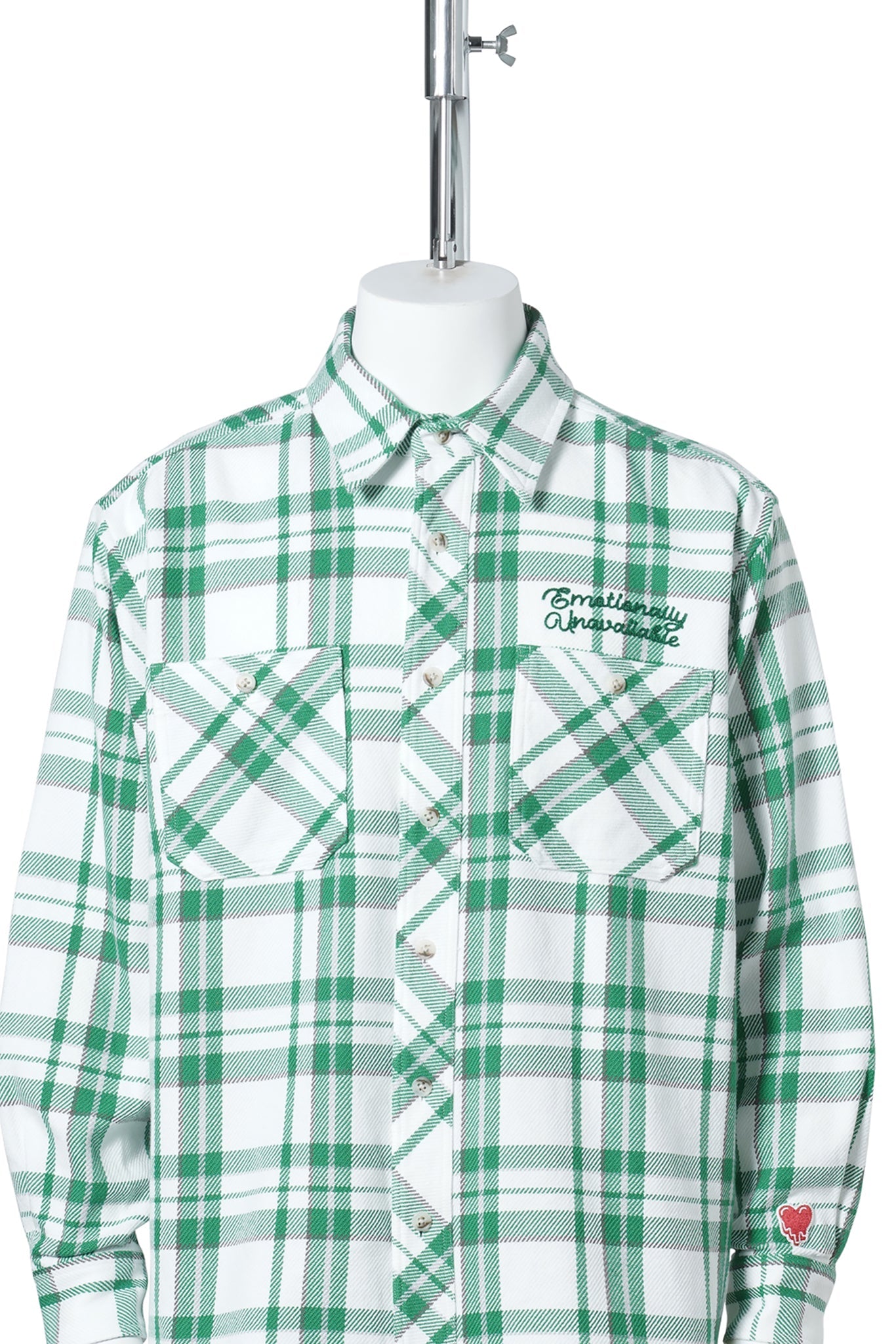 EU FLANNEL SHIRT / GREEN