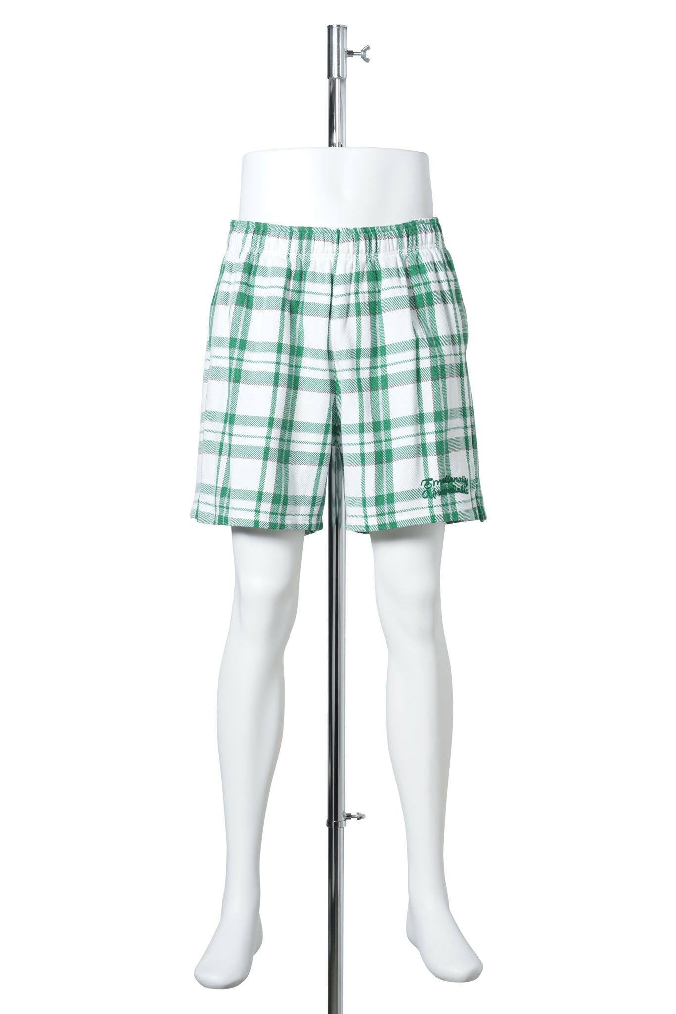 EU FLANNEL SHORT PANTS / GREEN