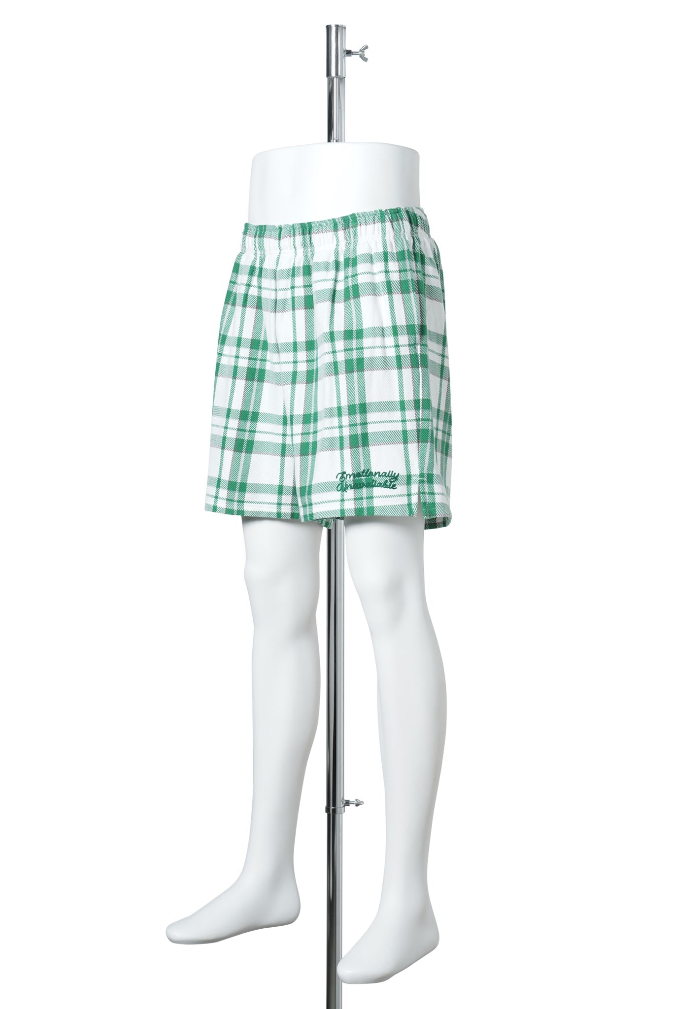 EU FLANNEL SHORT PANTS / GREEN