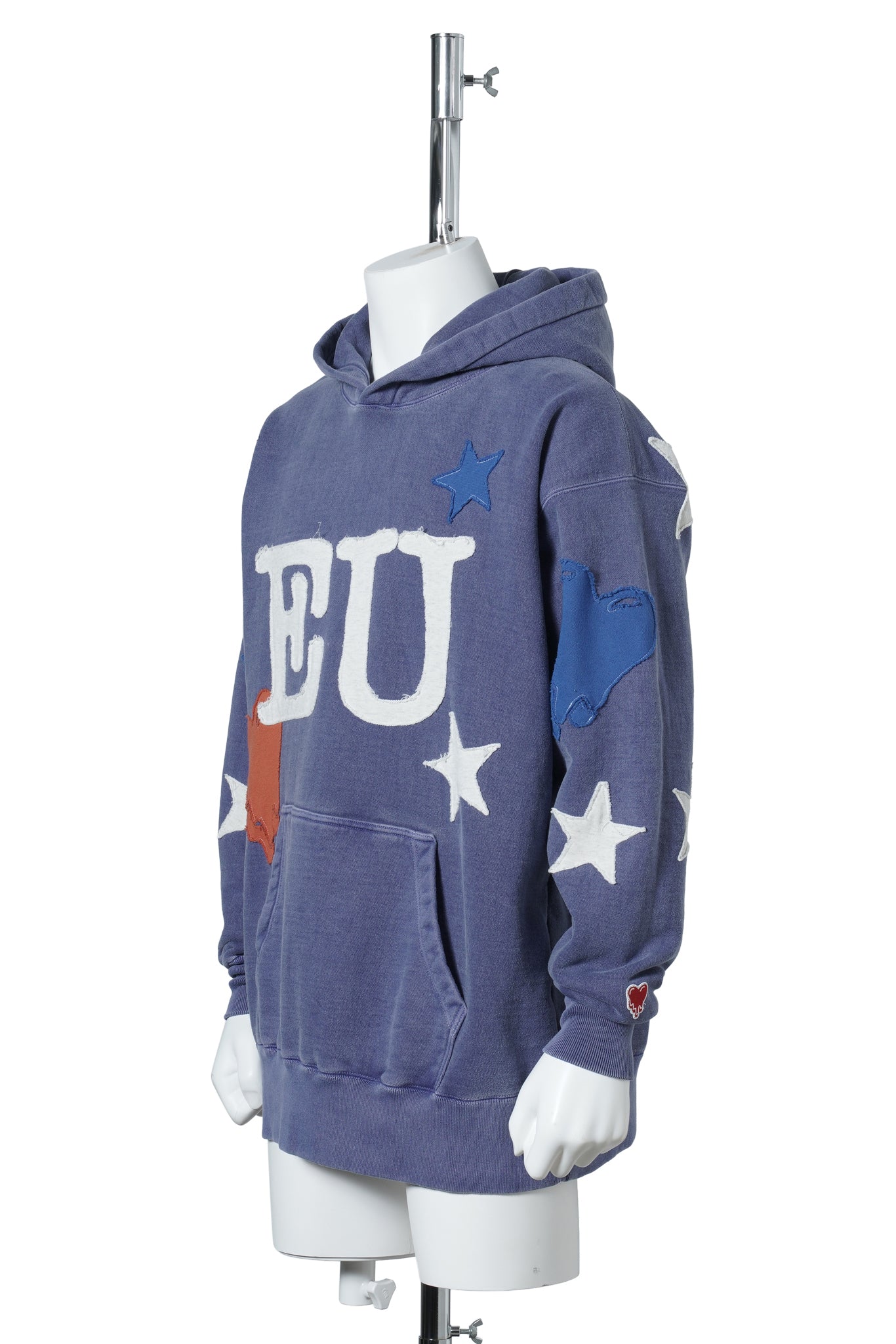 EU HAND PATCH HOODIE / NAVY