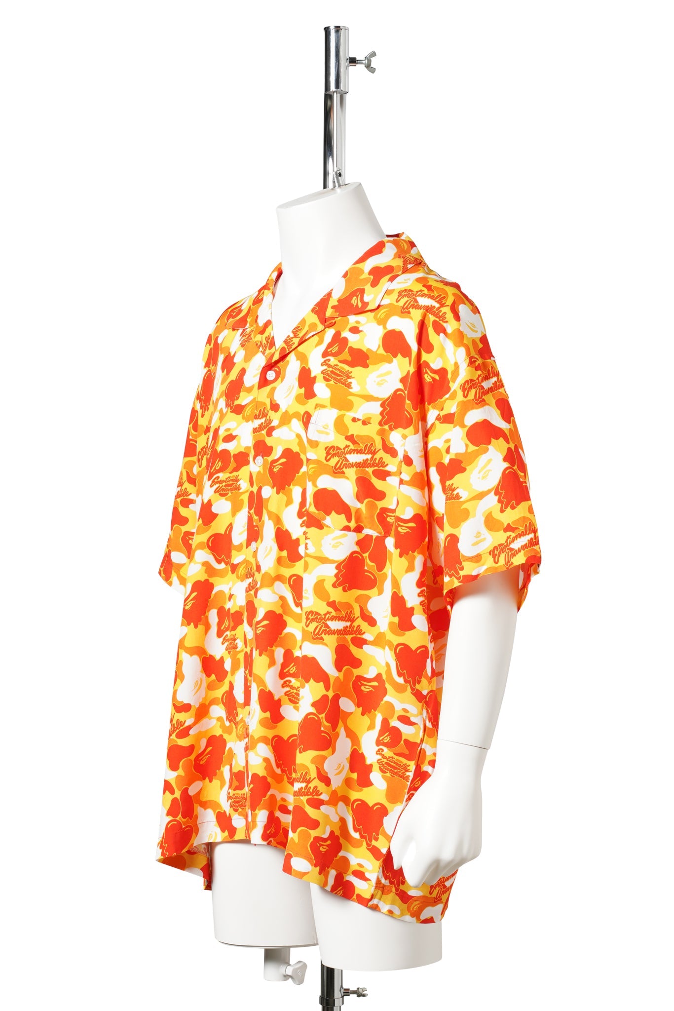 EU APE ALOHA SHIRT / ORANGE