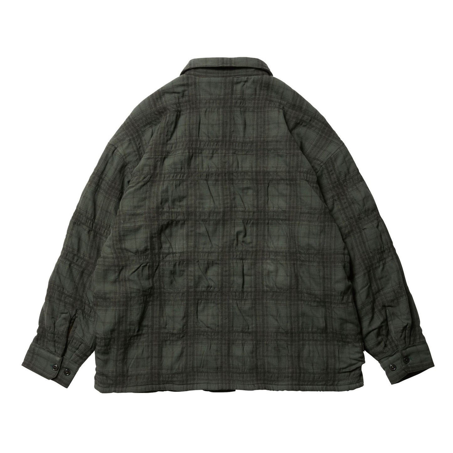 SHAO PLAID FLEECE JACKET / GREEN