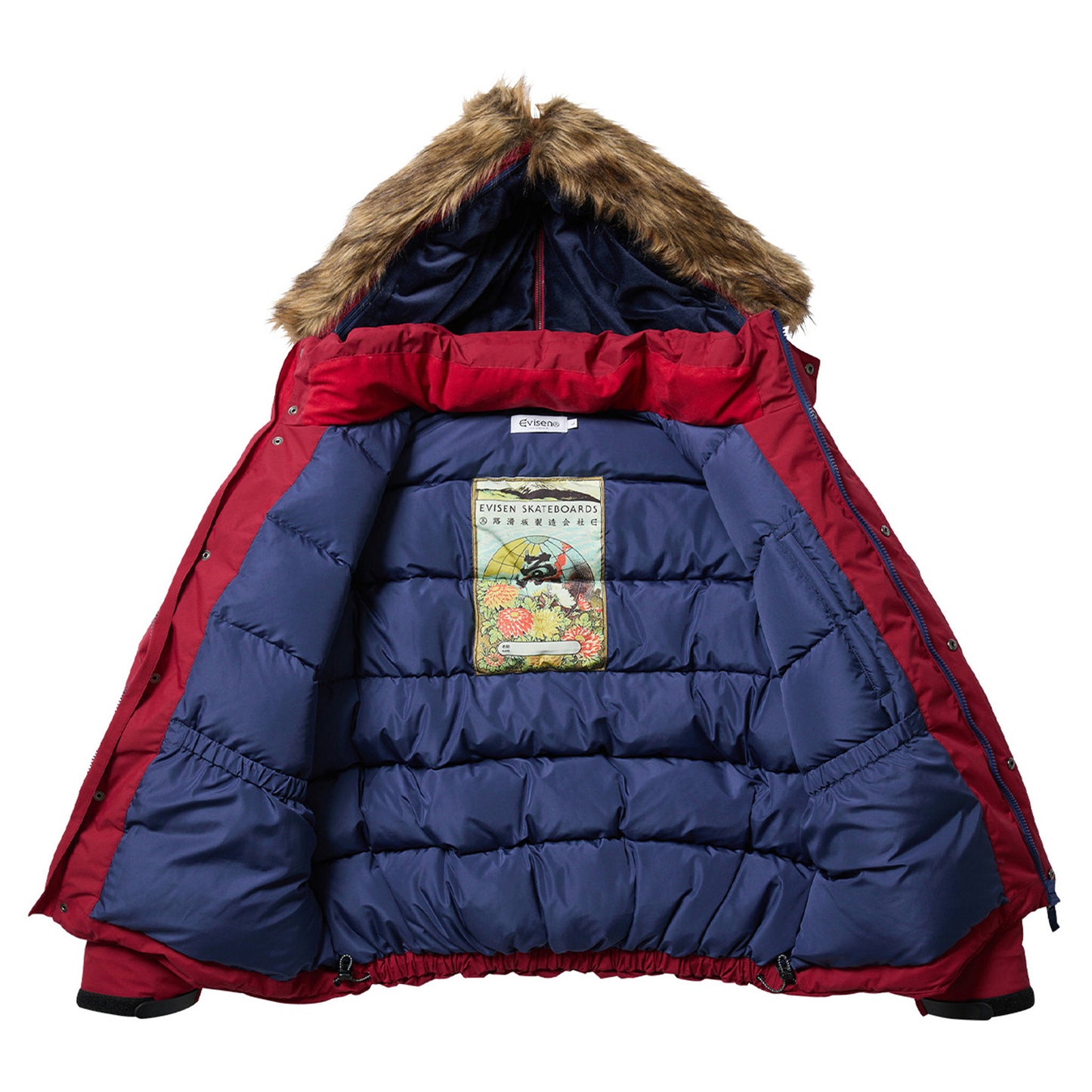 3-WAY N3B EVI DOWN JACKET / RED