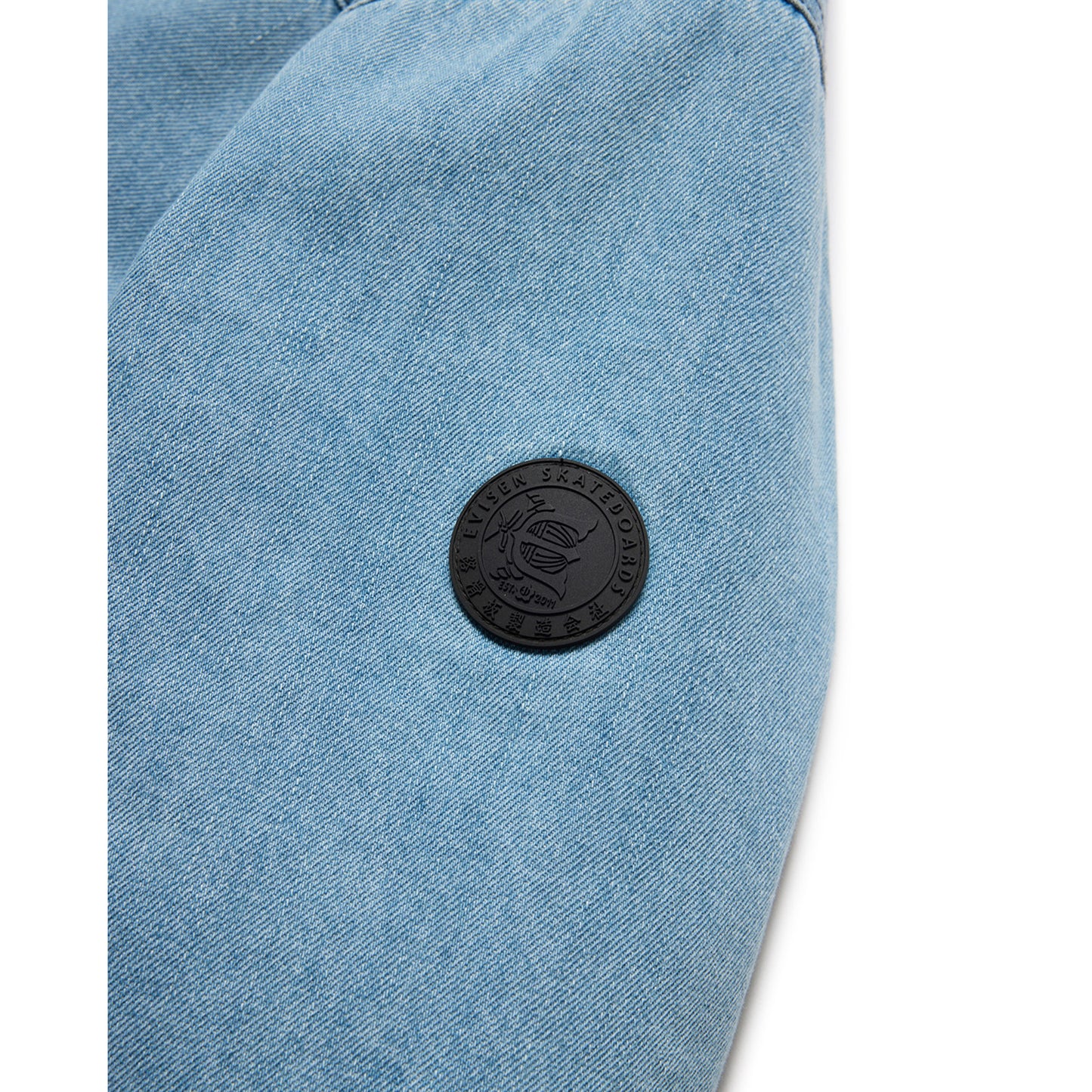 EYE FIRE DENIM PUFF JACKET / BLUE