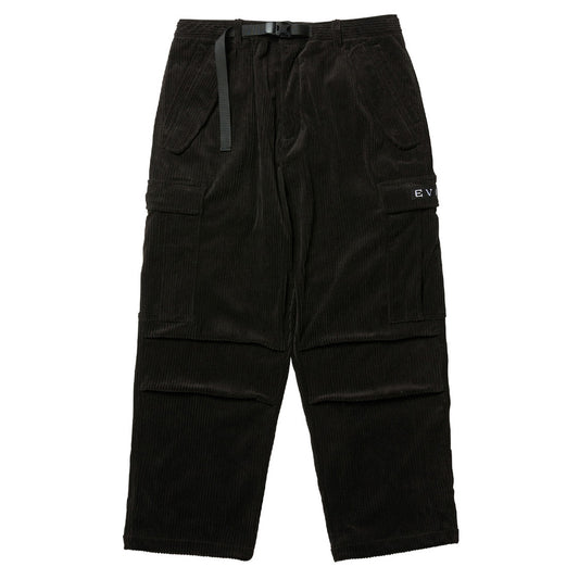 EQUALIZER CORD CARGO PANTS / BLACK