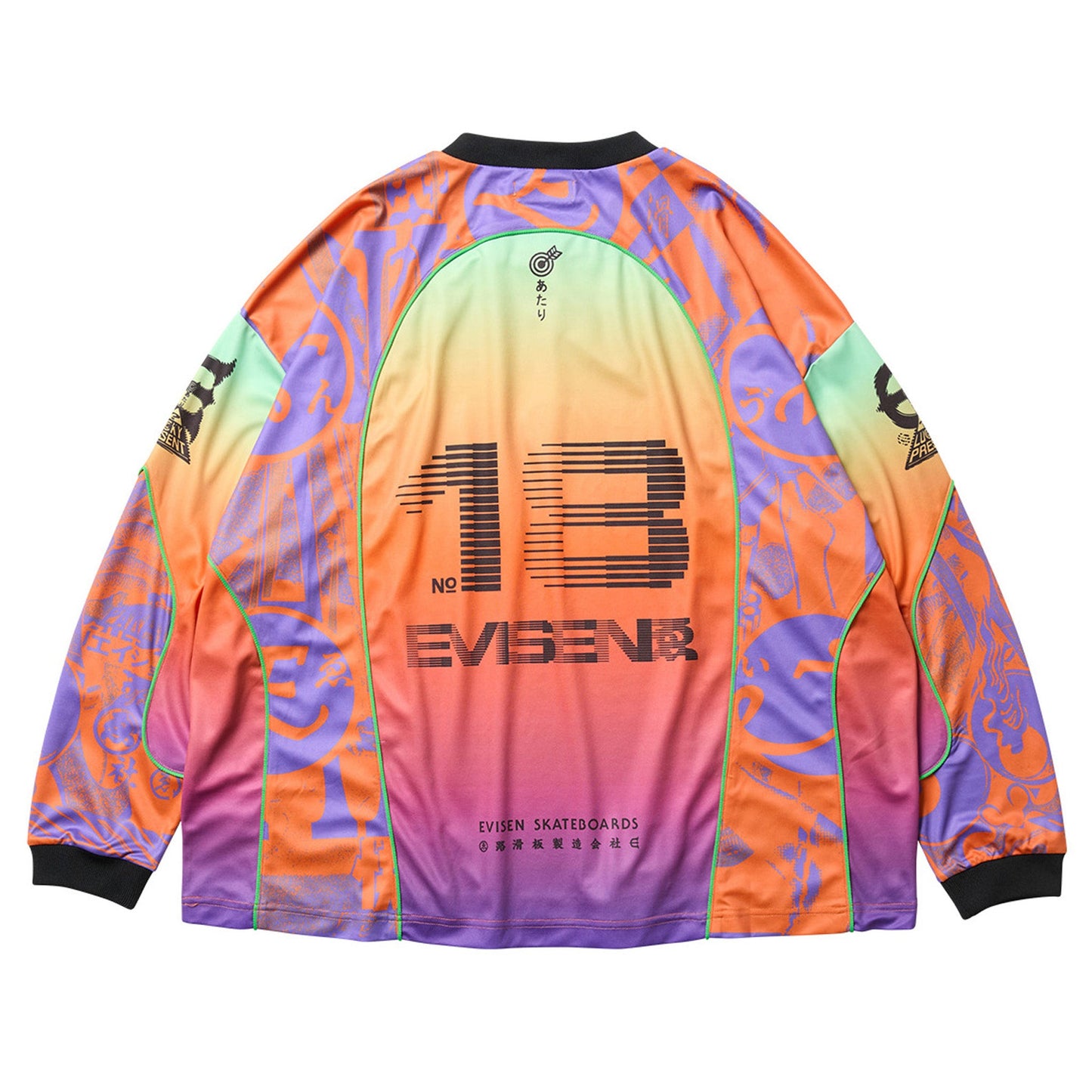 PHEASANT MOTO JERSEY / ORANGE/PURPLE
