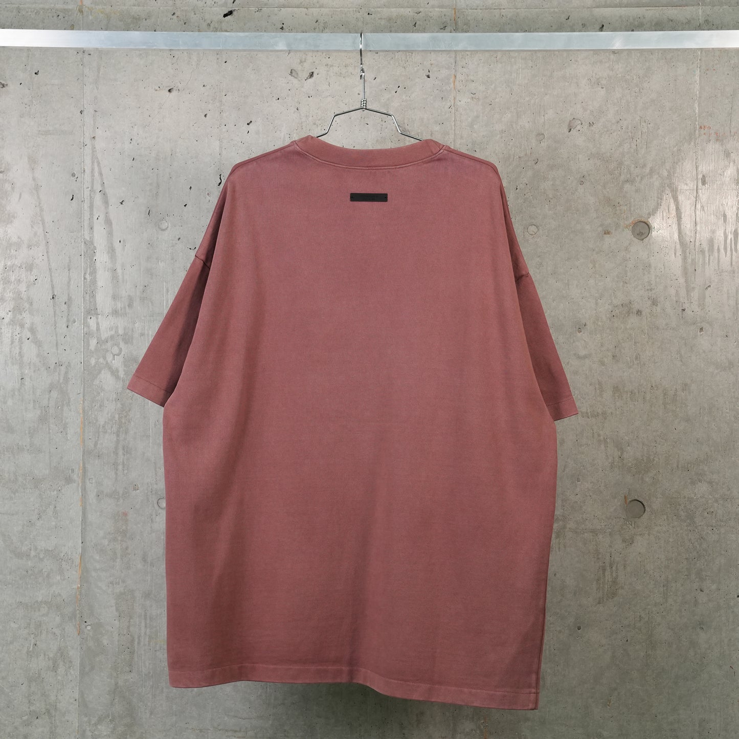 HEAVY CREWNECK TEE / CRIMSON