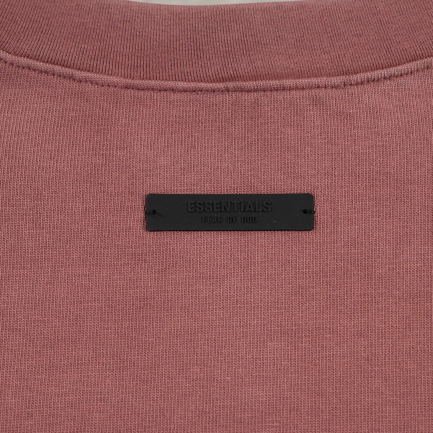 HEAVY CREWNECK TEE / CRIMSON