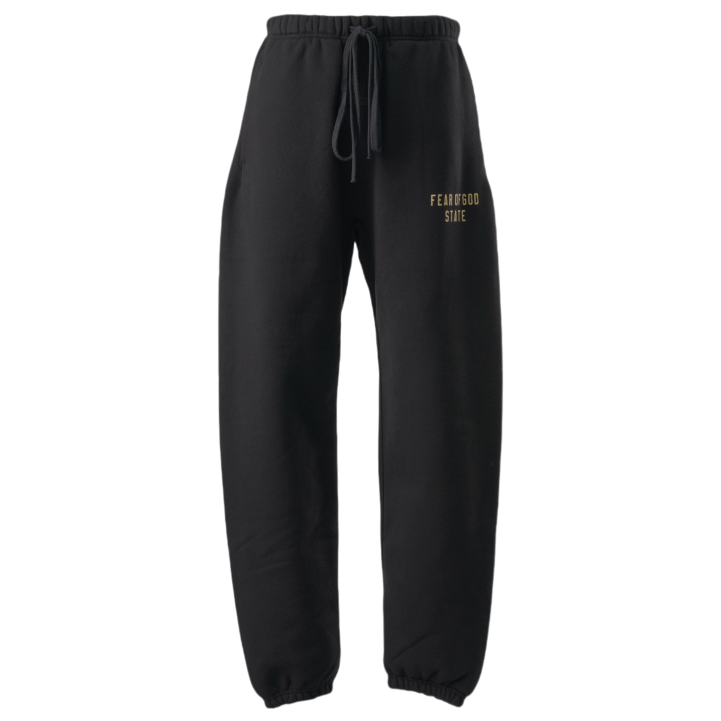 FLEECE ESSENTIAL SWEATPANT / BLACK