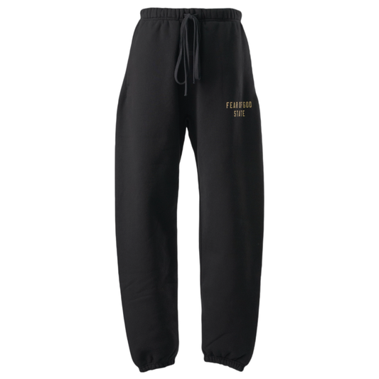 FLEECE ESSENTIAL SWEATPANT / BLACK