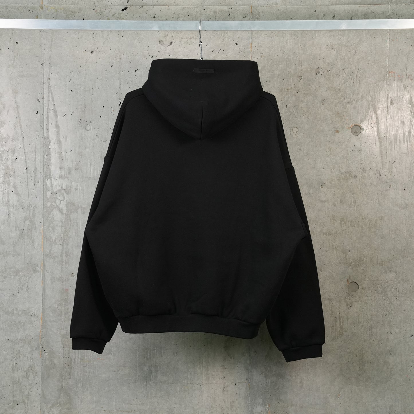 FLEECE HOODIE / BLACK