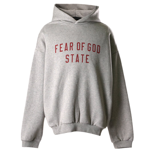 FLEECE HOODIE / DARK HEATHER