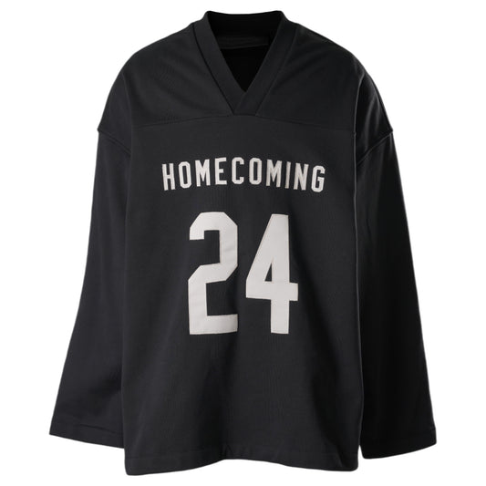 HEAVY FLEECE HOMECOMING HOCKEY JERSEY / BLACK